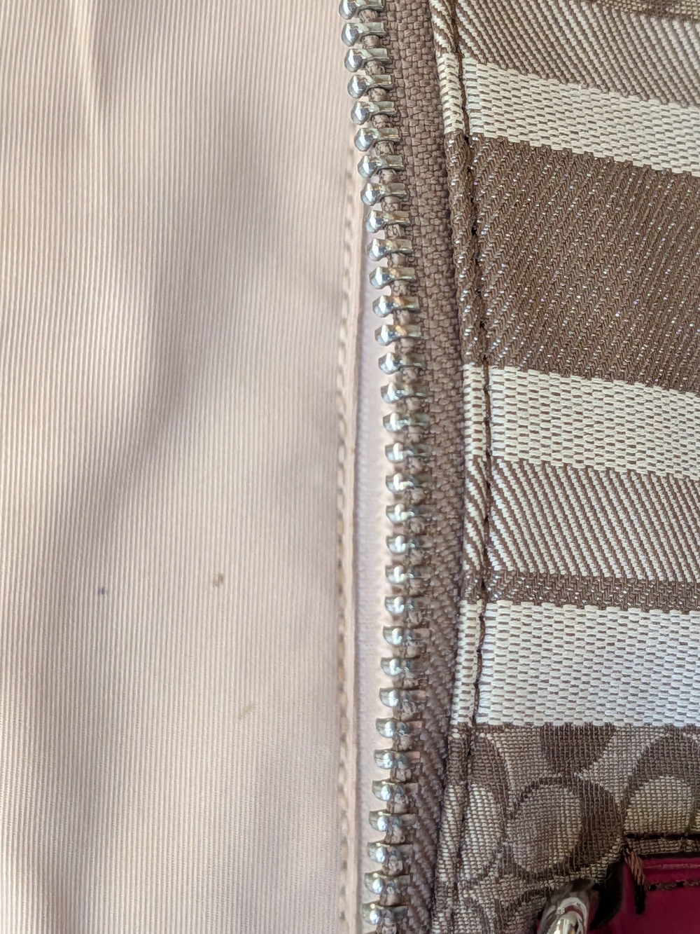 Coach Legacy Signature Stripe Molly Satchel w COA EUC - Picture 9 of 11